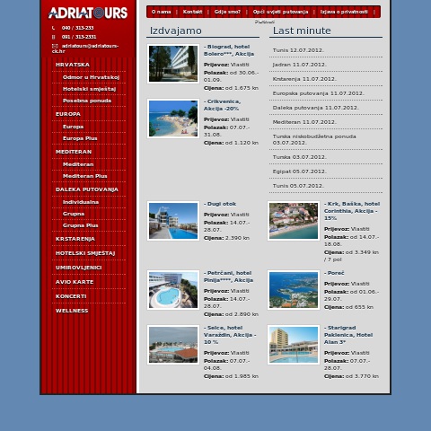 Adriatours Čakovec - Putnička agencija