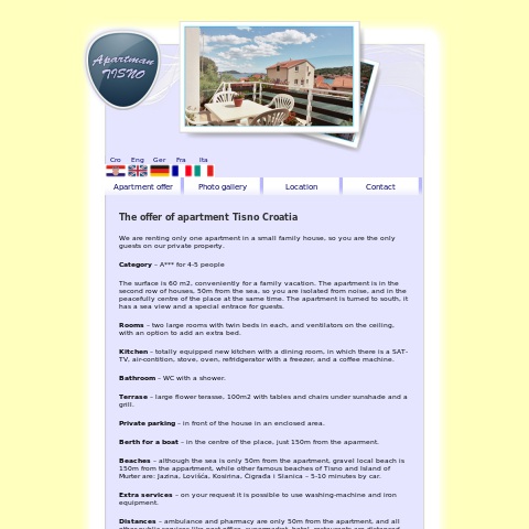 Apartmani Tisno