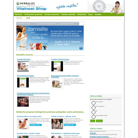 Vitalnost Shop - Inteligentna prehrana