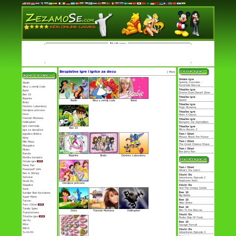 ZezamoSe.com - Besplatne igre i igrice za decu