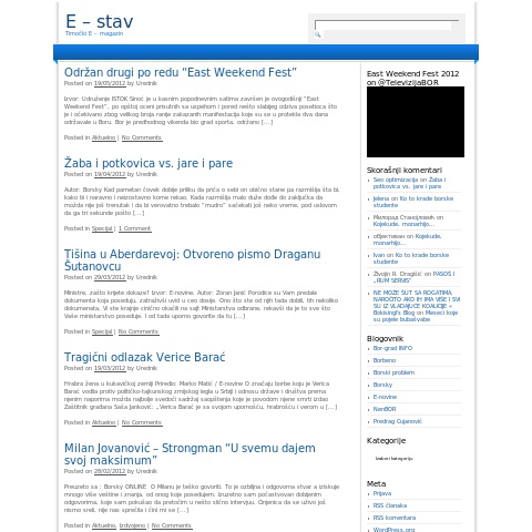 E - stav magazin