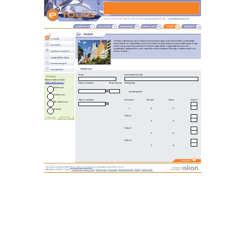 Hoteli.com.hr - Pretraživač hotela