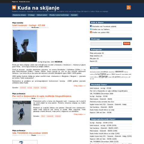 Kuda na skijanje.net