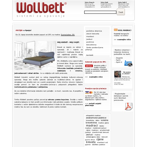 Wollbett sistemi za spavanje
