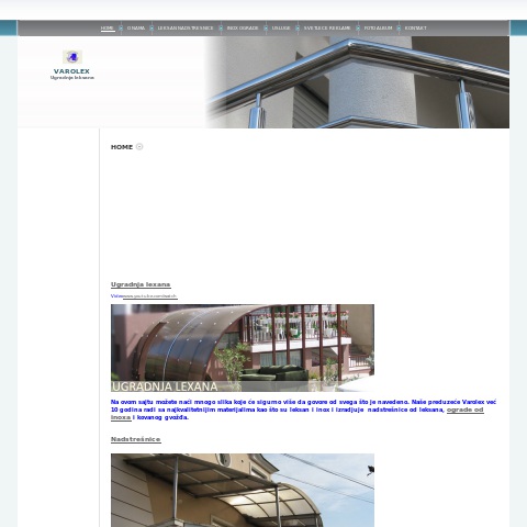 Lexan ugradnja