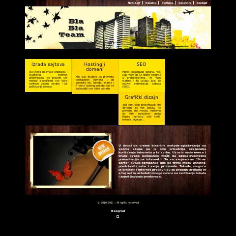 Web design i hosting - Blablateam.com