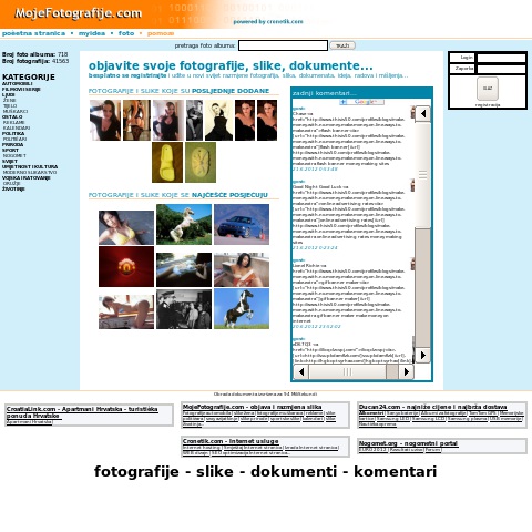 MojeFotografije.com - objavljivanje, uređivanje i razmjena fotografija