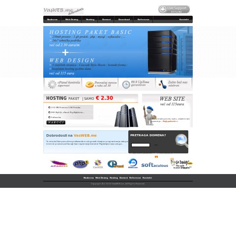 VasWEB Hosting Solutions