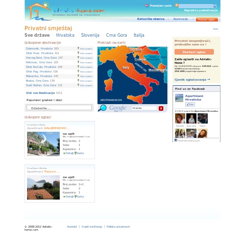 Apartmani Hrvatska.hr