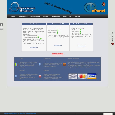 eXperience Hosting