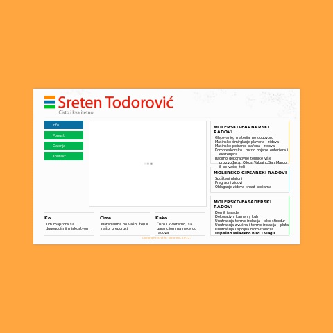 Molerski radovi, Sreten Todorovic