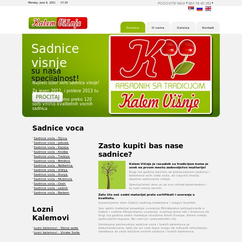Rasadnik Kalem Visnje
