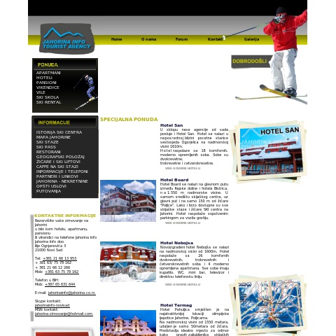 Jahorina Info- turistička agencija